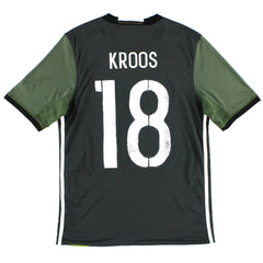 Kroos #18 Retro Germany Away Jersey 2016