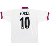 YORKE #10 Retro Aston Villa Away Jersey 1996/98