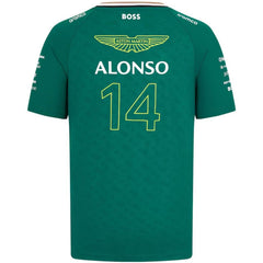 Aston Martin Aramco Cognizant F1 Racing Team Fernando Alonso Driver T-Shirt
