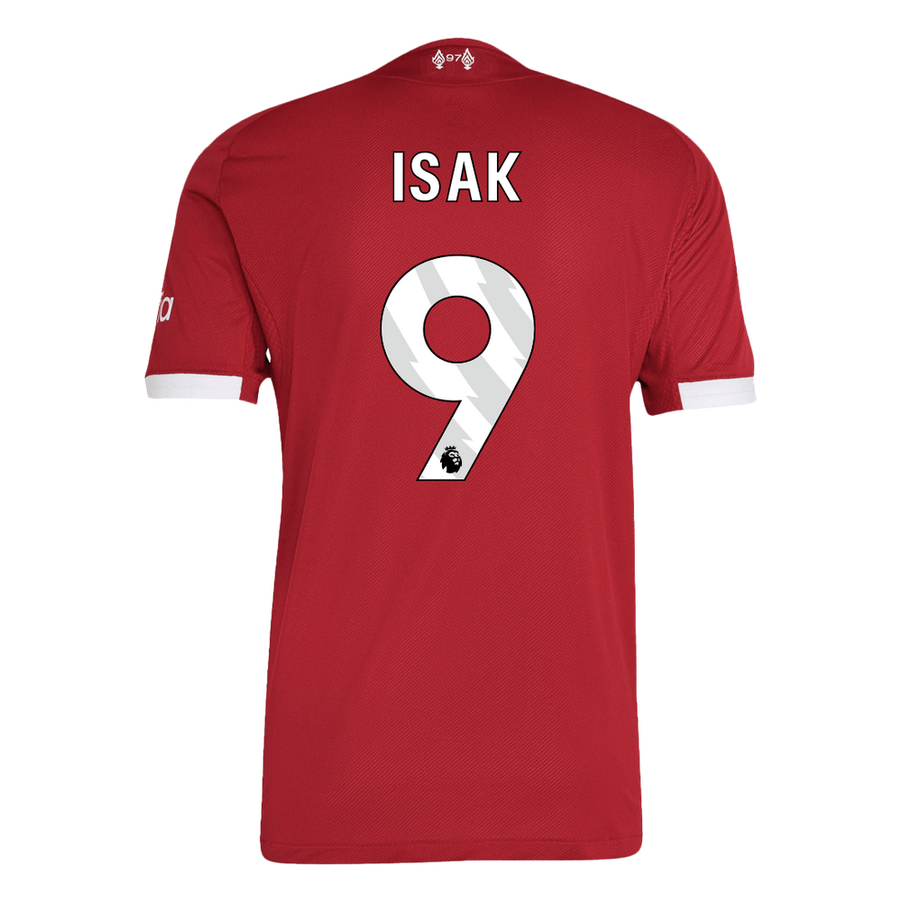 ISAK #9 Liverpool Home Match Jersey Player Version 2025/26