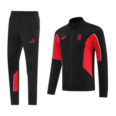 AC Milan Training Tracksuit Kit(Jacket+Pants) Black 2025/26