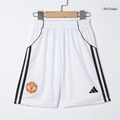 Kids Manchester United Home Jersey Full Kit 2025/26