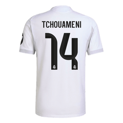 TCHOUAMENI #14 Real Madrid Home Match Jersey Player Version 2025/26
