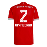 UPAMECANO #2 Bayern Munich Home Match Jersey Player Version 2025/26