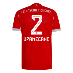 UPAMECANO #2 Bayern Munich Home Match Jersey Player Version 2025/26