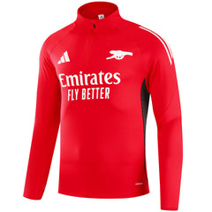 Kids Arsenal 1/4 Zipper Sweat Kit(Top+Pants) Red 2025/26