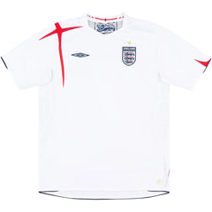 Lampard #8 Retro England Home Jersey World Cup 2006
