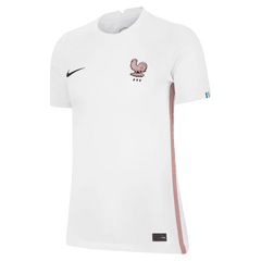 France Women's EC22 Away Soccer Jersey - White-Pink Glaze / Nike