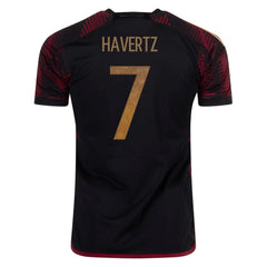 2022-23 Germany Away Soccer Jersey Black / Adidas