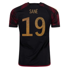 2022-23 Germany Away Soccer Jersey Black / Adidas