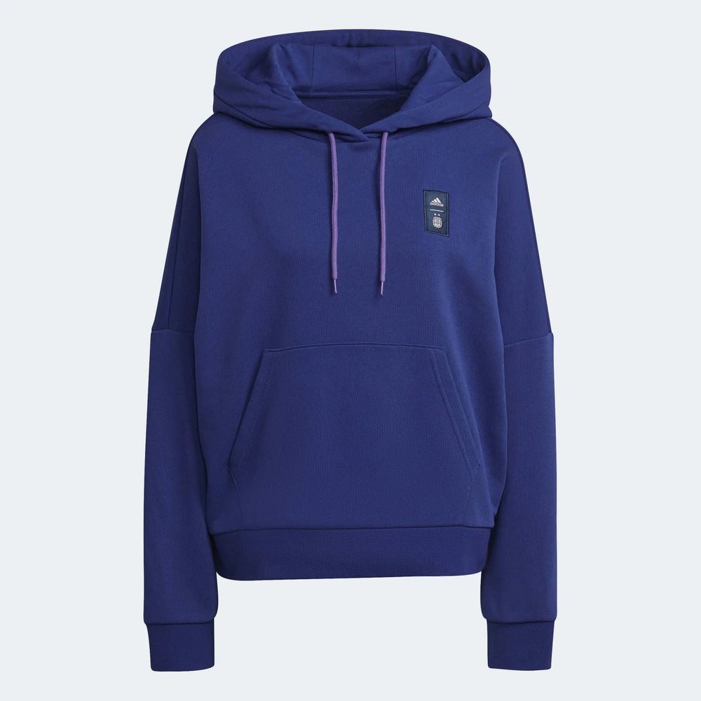2022-23 Argentina Women's 3 Stripe Hoody Legacy Indigo / Adidas
