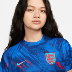 2022-23 England Women's Training Pre-Match Soccer Jersey - Blue / Nike