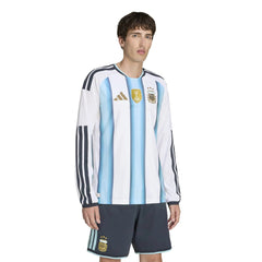 2026 Argentina Men's Authentic Home Long-Sleeve Soccer Jersey / Adidas