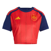 2026 Spain Women's Stadium Home Cropped Soccer Jersey / Adidas