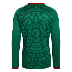 2026 Mexico Men's Stadium Home Long-Sleeve Soccer Jersey / Adidas