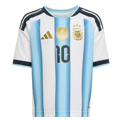 2026 Argentina Kid's Home Messi #10 Mini Kit / Adidas