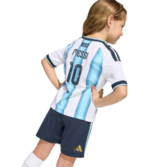 2026 Argentina Kid's Home Messi #10 Mini Kit / Adidas