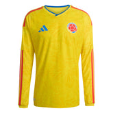 2026 Colombia Men's Authentic Home Long-Sleeve Soccer Jersey / Adidas
