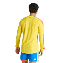 2026 Colombia Men's Authentic Home Long-Sleeve Soccer Jersey / Adidas