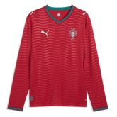2026 Portugal Men's Stadium Home Long-Sleeve Soccer Jersey / Puma