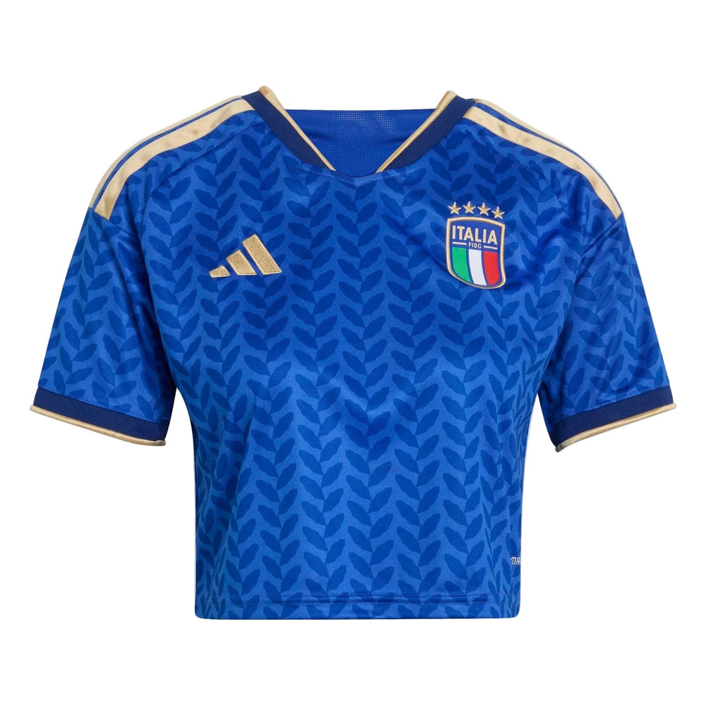 2026 Italy Women's Stadium Home Cropped Soccer Jersey / Adidas