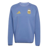 2026 Argentina Men's Tiro Travel Crewneck Sweatshirt / Adidas