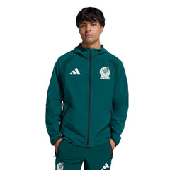 2026 Mexico Men's Tiro Travel Full Zip Windbreaker / Adidas
