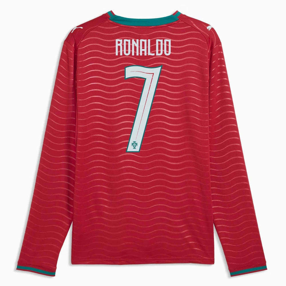 2026 Portugal Men's Stadium Home Ronaldo #7 Long-Sleeve Soccer Je / Puma