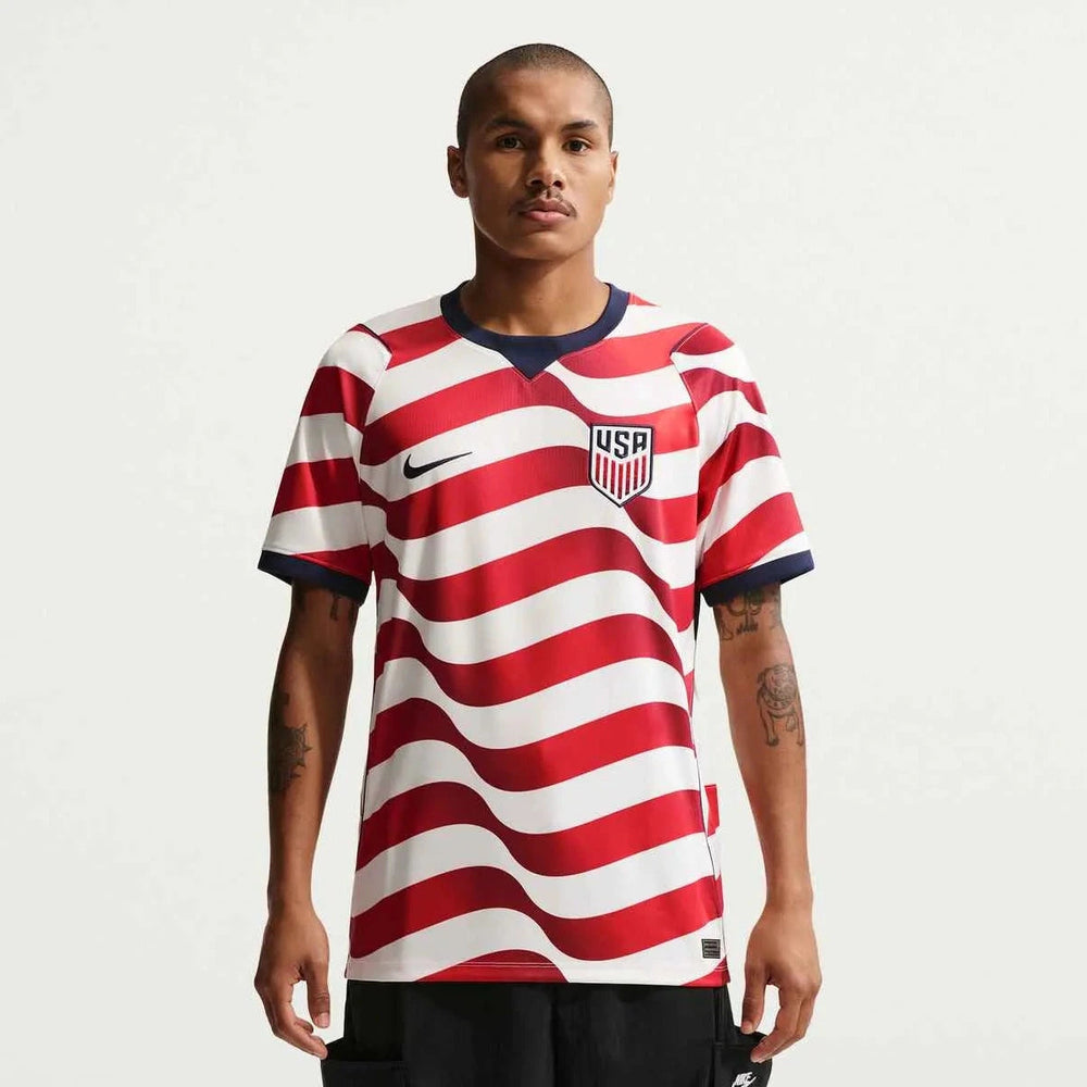 2026-27 USMNT Men's Stadium Home Soccer Jersey Sail/Midnight Navy/Midnight Navy