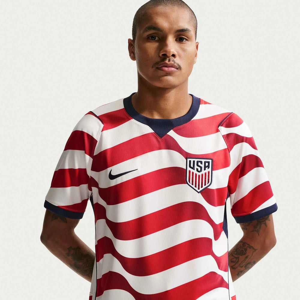 2026-27 USMNT Men's Stadium Home Soccer Jersey Sail/Midnight Navy/Midnight Navy