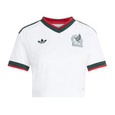 2026 Mexico Women's Stadium Away Cropped Soccer Jersey / Adidas