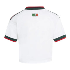 2026 Mexico Women's Stadium Away Cropped Soccer Jersey / Adidas