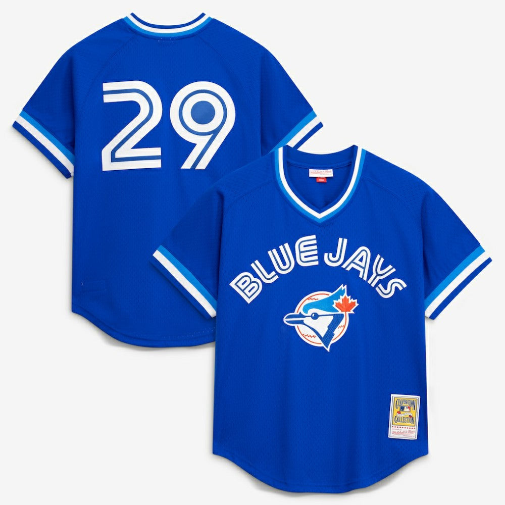 MLB Joe Carter Toronto Blue Jays Mitchell & Ness Authentic Batting Practice Jersey