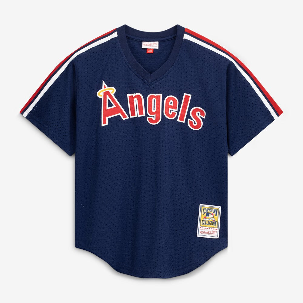 MLB Reggie Jackson California Angels Mitchell & Ness Authentic Batting Practice Jersey