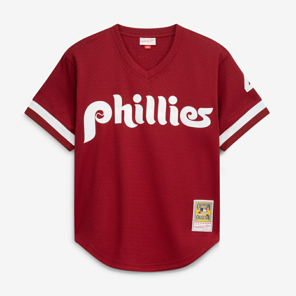 MLB Lenny Dykstra Philadelphia Phillies Mitchell & Ness Authentic Batting Practice Jersey