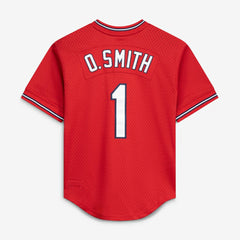 MLB Ozzie Smith St. Louis Cardinals Mitchell & Ness Authentic Batting Practice Jersey