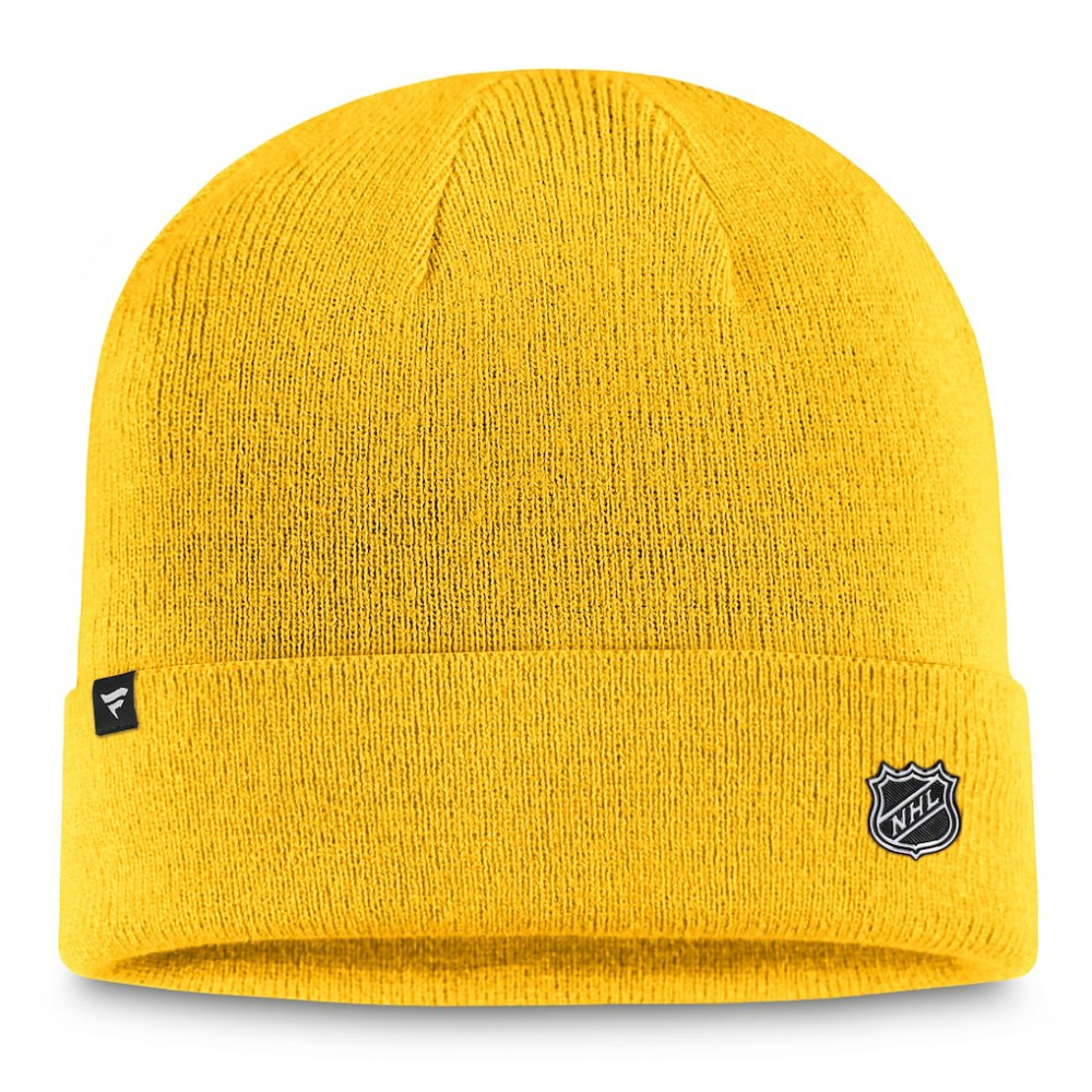 NHL This item will ship within 1 business day. Nashville Predators Fanatics Authentic Pro Cuffed Knit Hat – Gold
