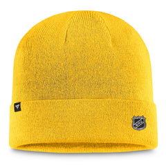NHL This item will ship within 1 business day. Nashville Predators Fanatics Authentic Pro Cuffed Knit Hat – Gold