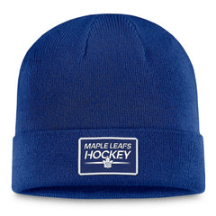 NHL This item will ship within 4 business days. Toronto Maple Leafs Fanatics Authentic Pro Cuffed Knit Hat – Blue