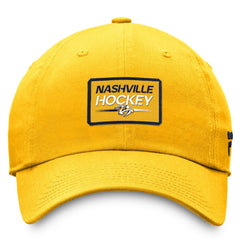 NHL  Nashville Predators Fanatics Authentic Pro Prime Adjustable Hat – Gold