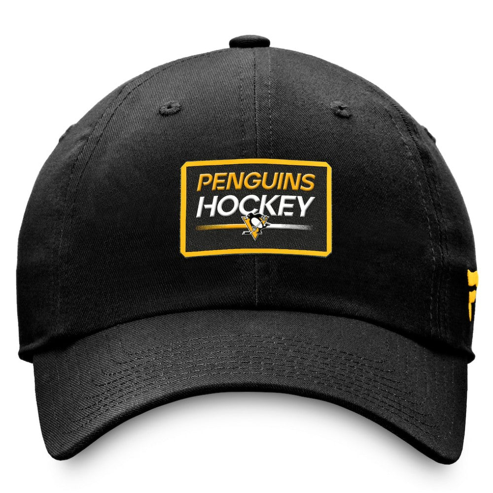 NHL  Pittsburgh Penguins Fanatics Authentic Pro Prime Adjustable Hat – Black