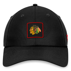 NHL Black Chicago Blackhawks Fanatics Authentic Pro Rink Adjustable Hat