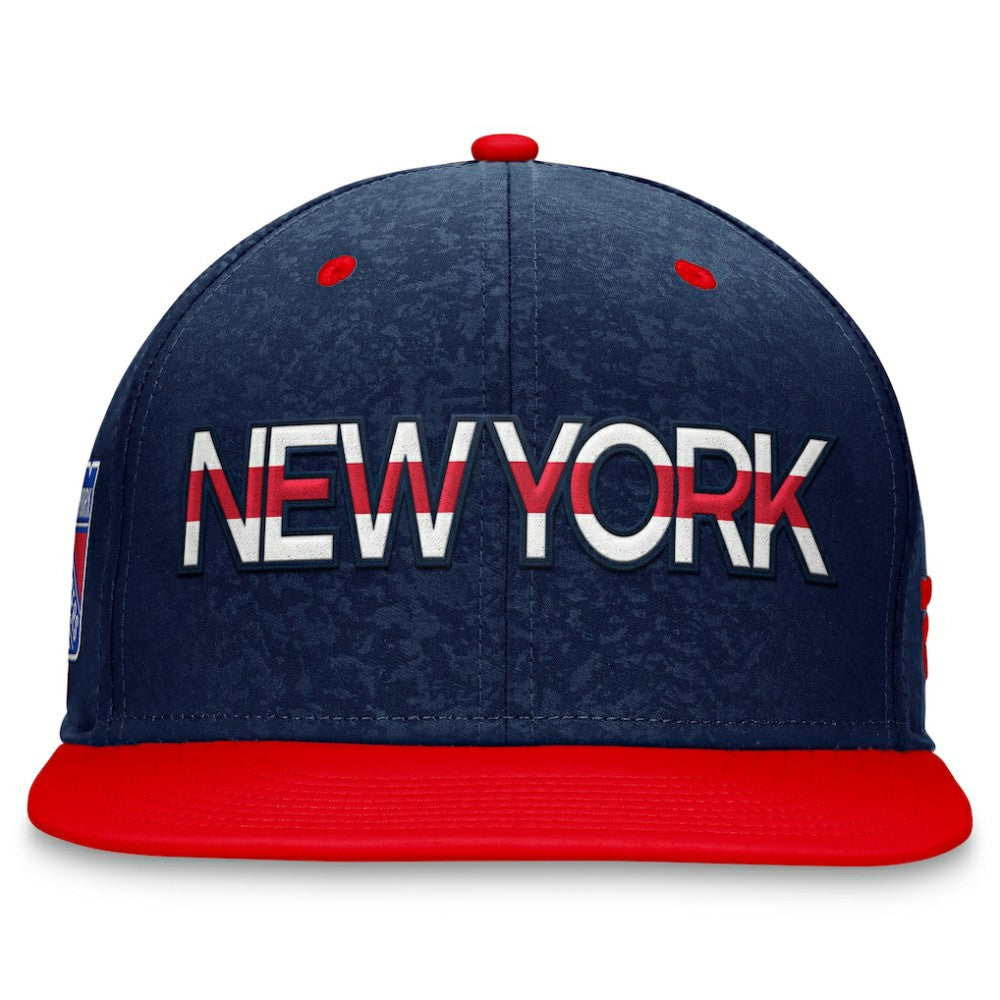 NHL This item will ship within 1 business day. New York Rangers Fanatics Authentic Pro Rink Two-Tone Snapback Hat – Navy/ Red