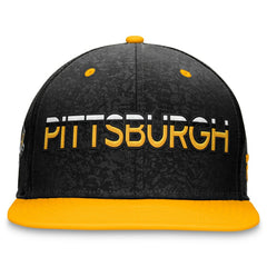 NHL  Pittsburgh Penguins Fanatics Authentic Pro Rink Two-Tone Snapback Hat – Black/Gold