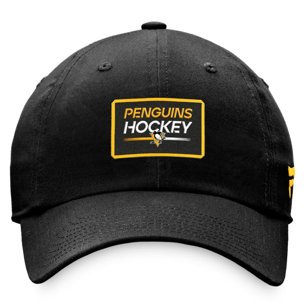 NHL Black Pittsburgh Penguins Fanatics Women's Authentic Pro Rink Adjustable Hat