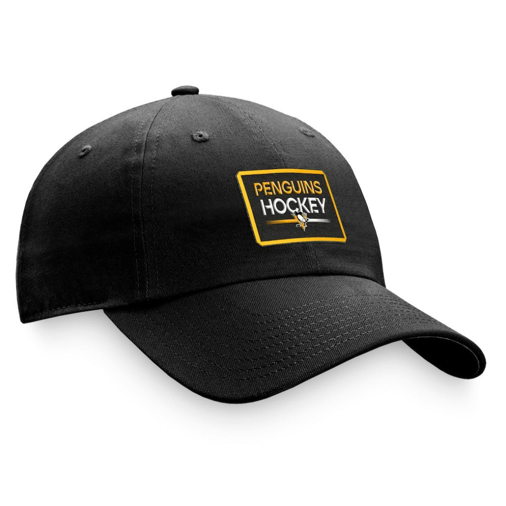 NHL Black Pittsburgh Penguins Fanatics Women's Authentic Pro Rink Adjustable Hat