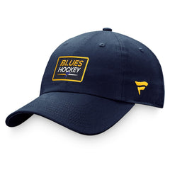 NHL Navy St. Louis Blues Fanatics Women's Authentic Pro Rink Adjustable Hat