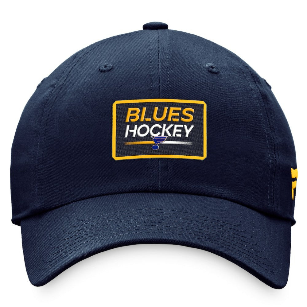 NHL Navy St. Louis Blues Fanatics Women's Authentic Pro Rink Adjustable Hat