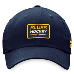 NHL Navy St. Louis Blues Fanatics Women's Authentic Pro Rink Adjustable Hat