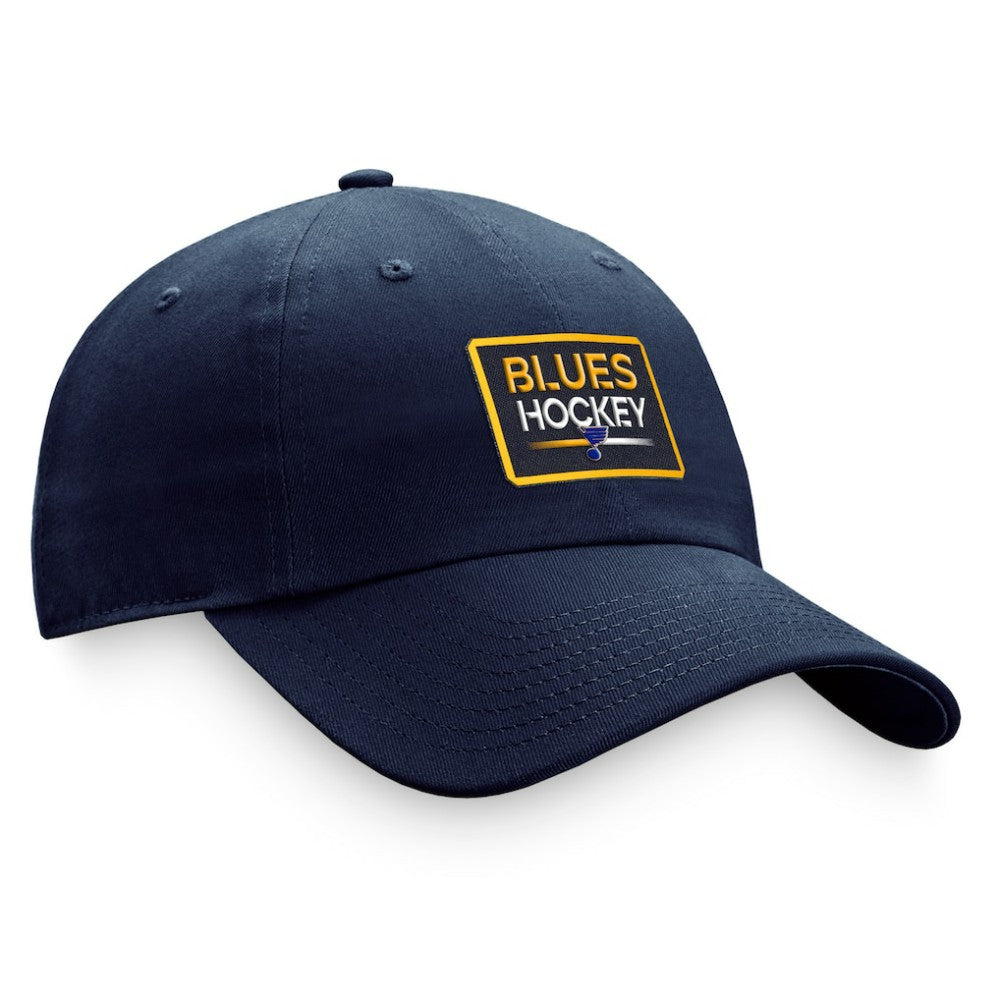 NHL Navy St. Louis Blues Fanatics Women's Authentic Pro Rink Adjustable Hat